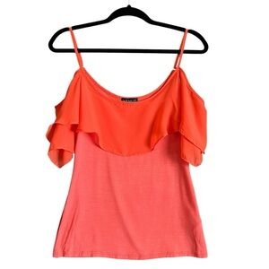 Venus Cold Shoulder Ruffle Top